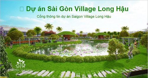 Đất nền Saigon Village Long Hậu 14 du an Saigon Village long hau