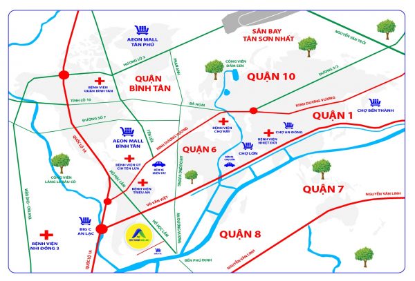 VỊ TRÍ ĐẤT NAM AN LẠC BÌNH TÂN