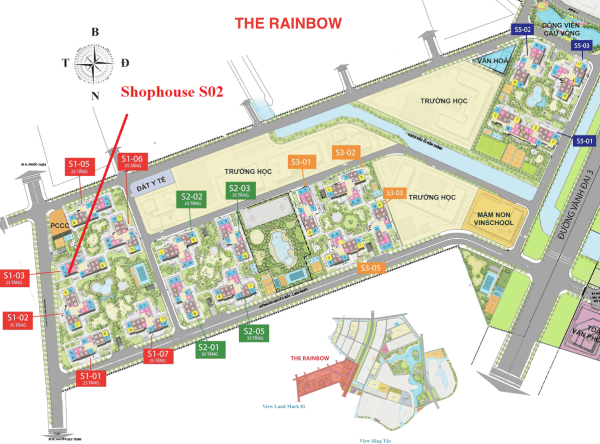 mat bang the rainbow vinhomes grand park quan 9